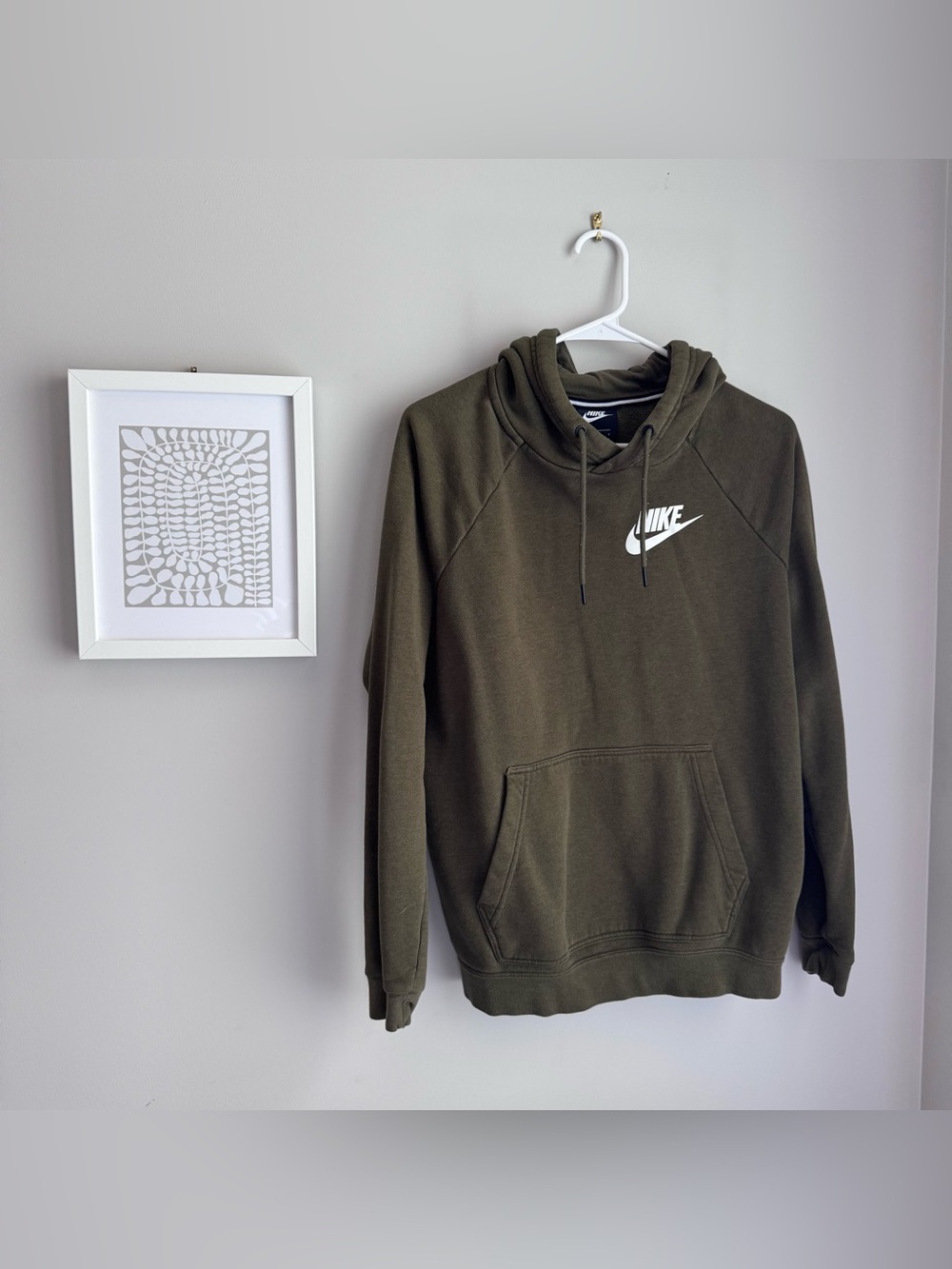 Nike Olive Green Hoodie